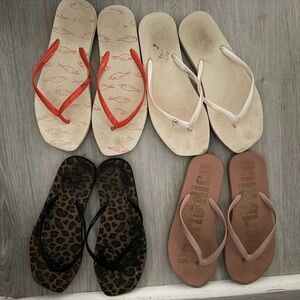 Very Worn Womens flip Flops bundle